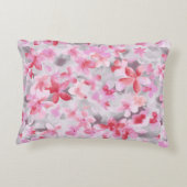 オリエンタルア日本のントアクセントフローラソフトカラーズピンク–3 アクセントクッション (裏面)