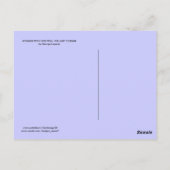 オリエンタルイエローターバン/美しいファッション ポストカード (裏面)