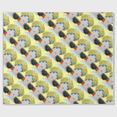 オリエンタルイエローターバン/美しいファッション ラッピングペーパー (フラット)