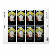 オリエンタルイエローターバン/美しいファッション ラベル (フルシート)