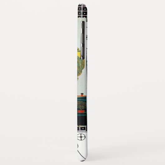 オリエンタルイエローターバン/美しいファッション Case-Mate iPhoneケース (裏面/左)