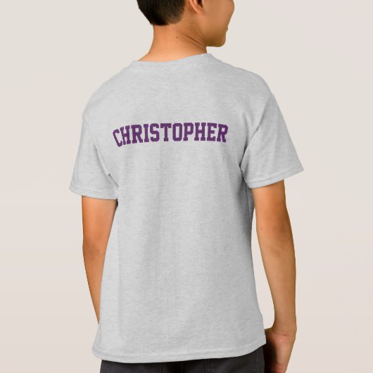 オリエンタルイエローパープルジャパンうさぎモンアート Tシャツ (裏面)