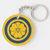 オリエンタルイエローブルー堺ジャパン門芸術 キーホルダー (裏面)