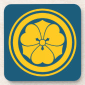 オリエンタルイエローブルー堺ジャパン門芸術 コースター (正面)