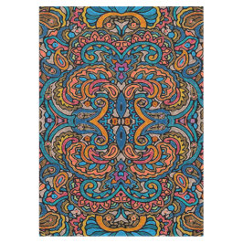 オリエンタルウォーターカラーパターンVI +あなたのアイディア テーブルクロス