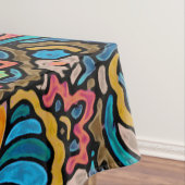 オリエンタルウォーターカラーパターンVI +あなたのアイディア テーブルクロス (インサイチュ)