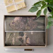 オリエンタルウーマンフェアシャン牡丹ポートレート 薄葉紙 (ギフト)