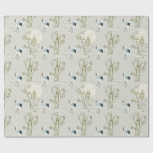 オリエンタルエレガントタケクレーンのプレゼント ラッピングペーパー (フラット)