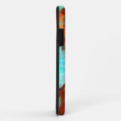 オリエンタルオレンジゴールドフィッシュ水彩オリジナルアート Case-Mate iPhoneケース (裏面/右)