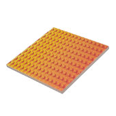 オリエンタルオレンジツイン炎ペルシアペイズリー模様 タイル (側面)