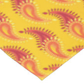 オリエンタルオレンジツイン炎ペルシアペイズリー模様 テーブルクロス (アングル)