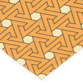 オリエンタルオレンジベージュトライアングル六角エジプト ショートテーブルランナー (コーナー)