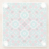 オリエンタルオーナメント ガラスコースター (裏面)