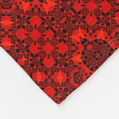 オリエンタルオーナメント フリースブランケット (角)