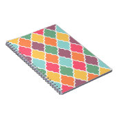 オリエンタルカラフルクァテフォイル模様 ノートブック (右側)