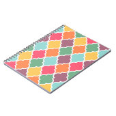 オリエンタルカラフルクァテフォイル模様 ノートブック (左側)