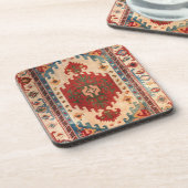 オリエンタルカーペットラグ コースター (左側)