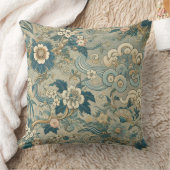 オリエンタルガーデンパターン クッション (ブランケット)