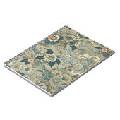 オリエンタルガーデンパターン ノートブック (左側)