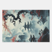 オリエンタルガールエレガンス – デコページ –  ラッピングペーパーシート (正面2)