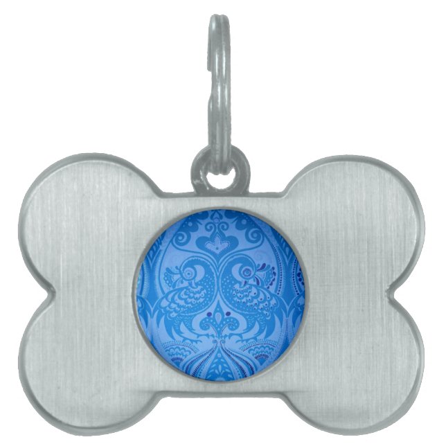 オリエンタルクジャク ペットネームタグ (正面)