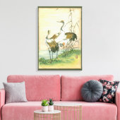 オリエンタルクレーン キャンバスプリント (インサイチュ (リビング))
