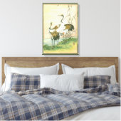 オリエンタルクレーン キャンバスプリント (インサイチュ (寝室))
