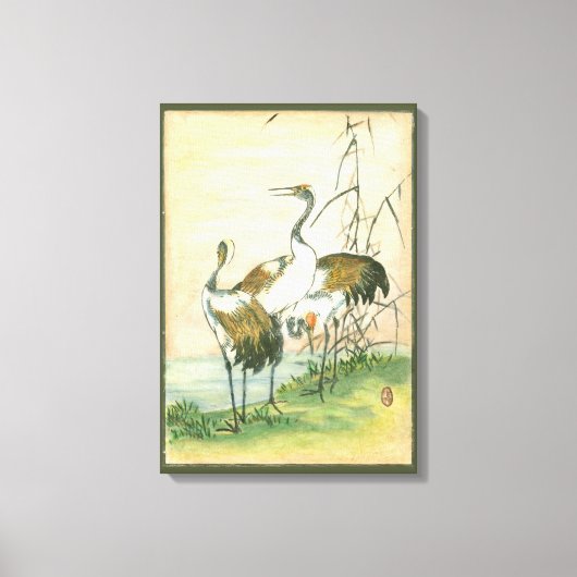 オリエンタルクレーン キャンバスプリント (正面)