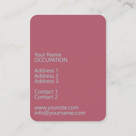 オリエンタルグローIII – 名刺 (裏面)