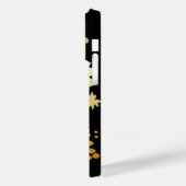 オリエンタルゴールデンフラワーオンブラック Case-Mate iPhoneケース (裏面 / 左)