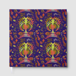 オリエンタルサイケデリックシンメトリ抽象芸術アート ゲストブック