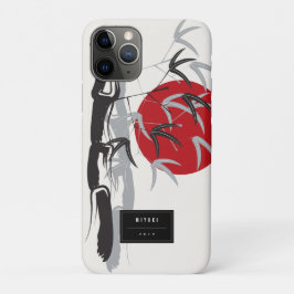 オリエンタルサンライズゼンバンブーガーデンアジア結婚ーズ iPhone 11 PROケース