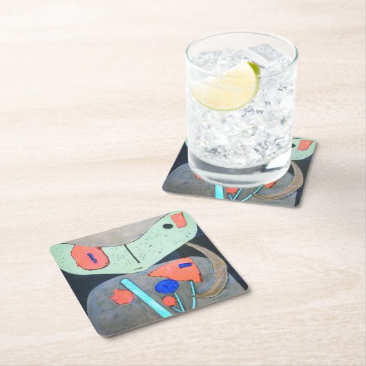 オリエンタルシアター姿ポール・クレー スクエアペーパーコースター (インサイチュ)