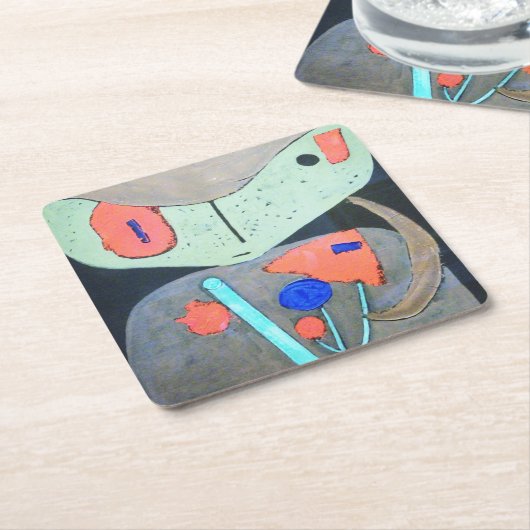 オリエンタルシアター姿ポール・クレー スクエアペーパーコースター (アングル)