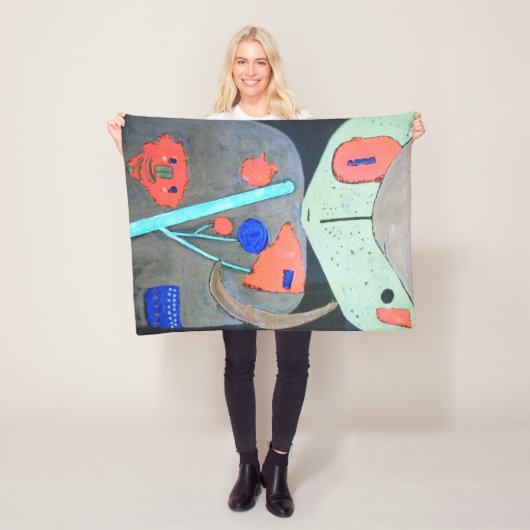 オリエンタルシアター姿ポール・クレー フリースブランケット (インサイチュ)