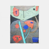 オリエンタルシアター姿ポール・クレー フリースブランケット (正面)