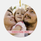 オリエンタルシティの宗教的なクリスマス セラミックオーナメント (裏面)