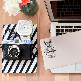 オリエンタルショートヘアキャット差出人住所 ラバースタンプ