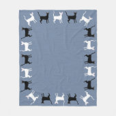 オリエンタルショートヘアフリースブランケット フリースブランケット (正面)