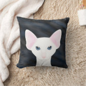 オリエンタルショートヘア装飾用クッション クッション (ブランケット)