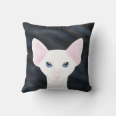 オリエンタルショートヘア装飾用クッション クッション (裏面)