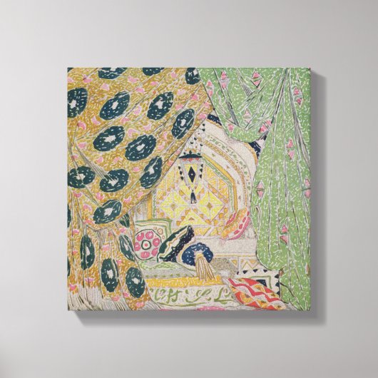 オリエンタルシーナリーデザイン（カラーリトボ） キャンバスプリント (正面)