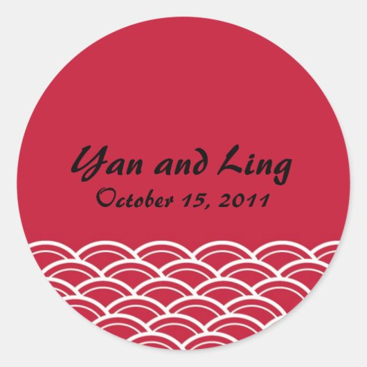 オリエンタルスタイルシール ラウンドシール (正面)