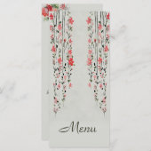 オリエンタルスタイルフローラ水結婚色のメニュー メニュー (正面/裏面)