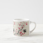 オリエンタルスタイル桜さくらんぼブロッサムアート エスプレッソカップ (右)