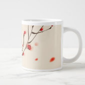 オリエンタルスタイル絵画ズ梅の花春2 ジャンボコーヒーマグカップ (右)