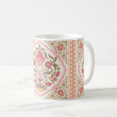 オリエンタルスタイル華美フローラデザイン コーヒーマグカップ (正面右)