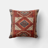 オリエンタルターキッシュペルシアカーペットレッド クッション (裏面)