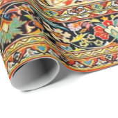 オリエンタルターキッシュペルシャアゼルバイジャンカーペット ラッピングペーパー (ロールコーナー)