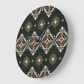 オリエンタルダマスク：タラベラヴィンテージエレガンス ラージ壁時計 (傾斜)